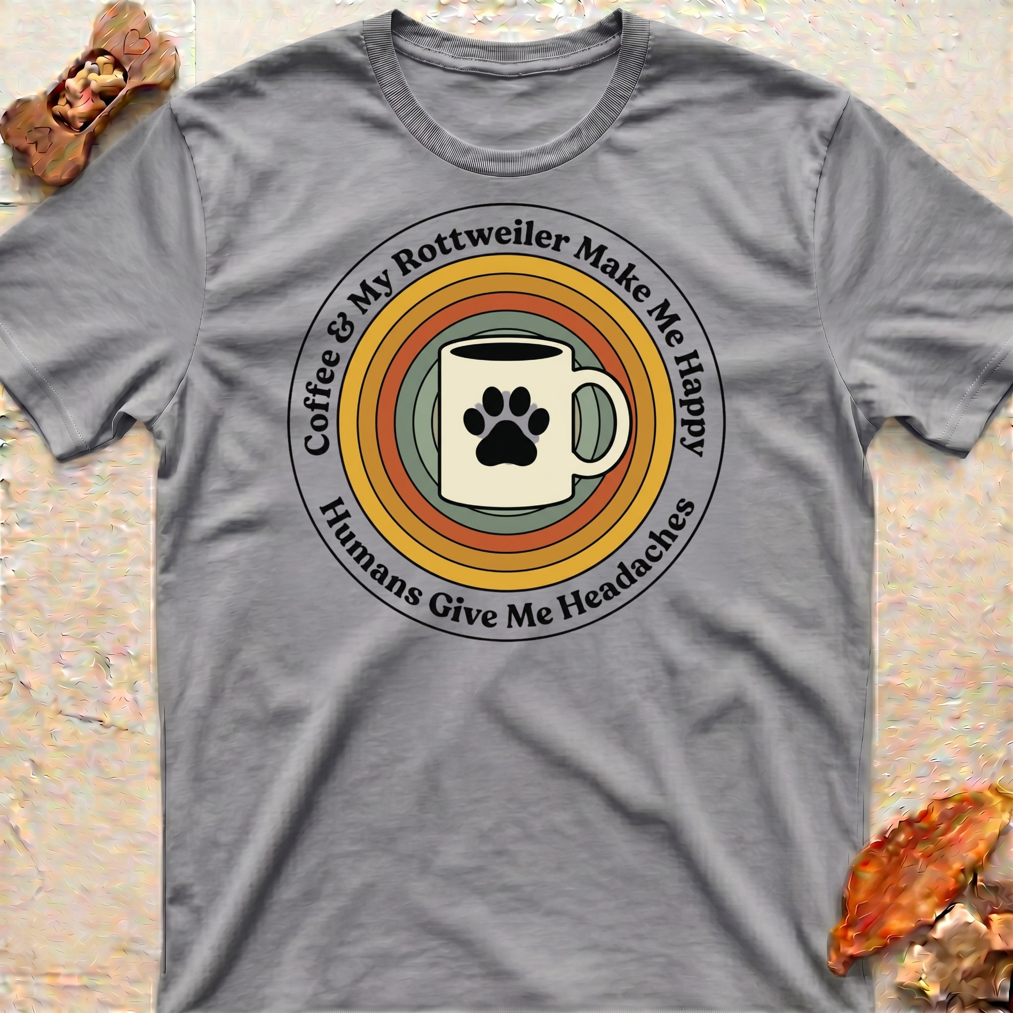 Coffee and Rottweiler T-Shirt