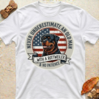 Old Man and a Rottweiler T-Shirt