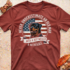 Old Man and a Rottweiler T-Shirt