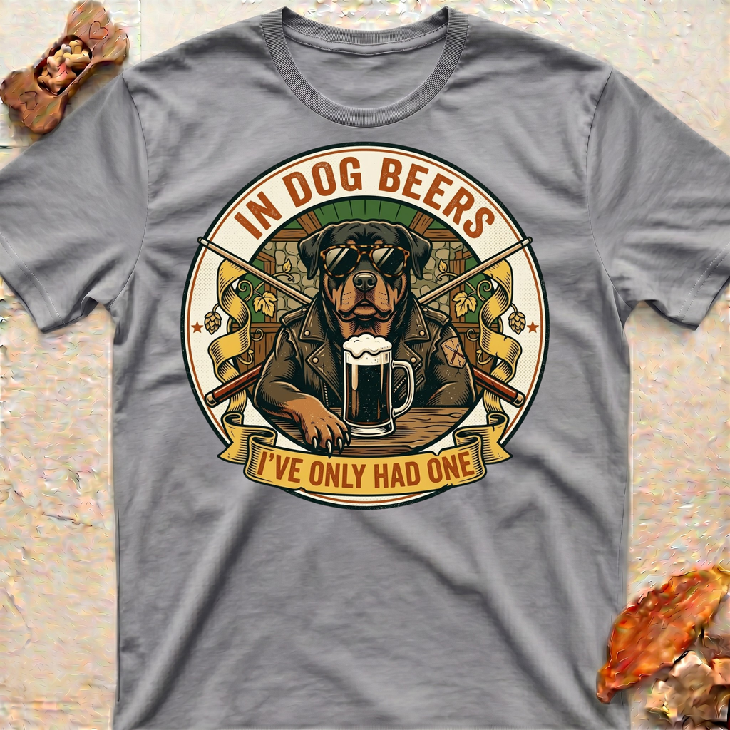 Dog Beers Rottweiler T-Shirt