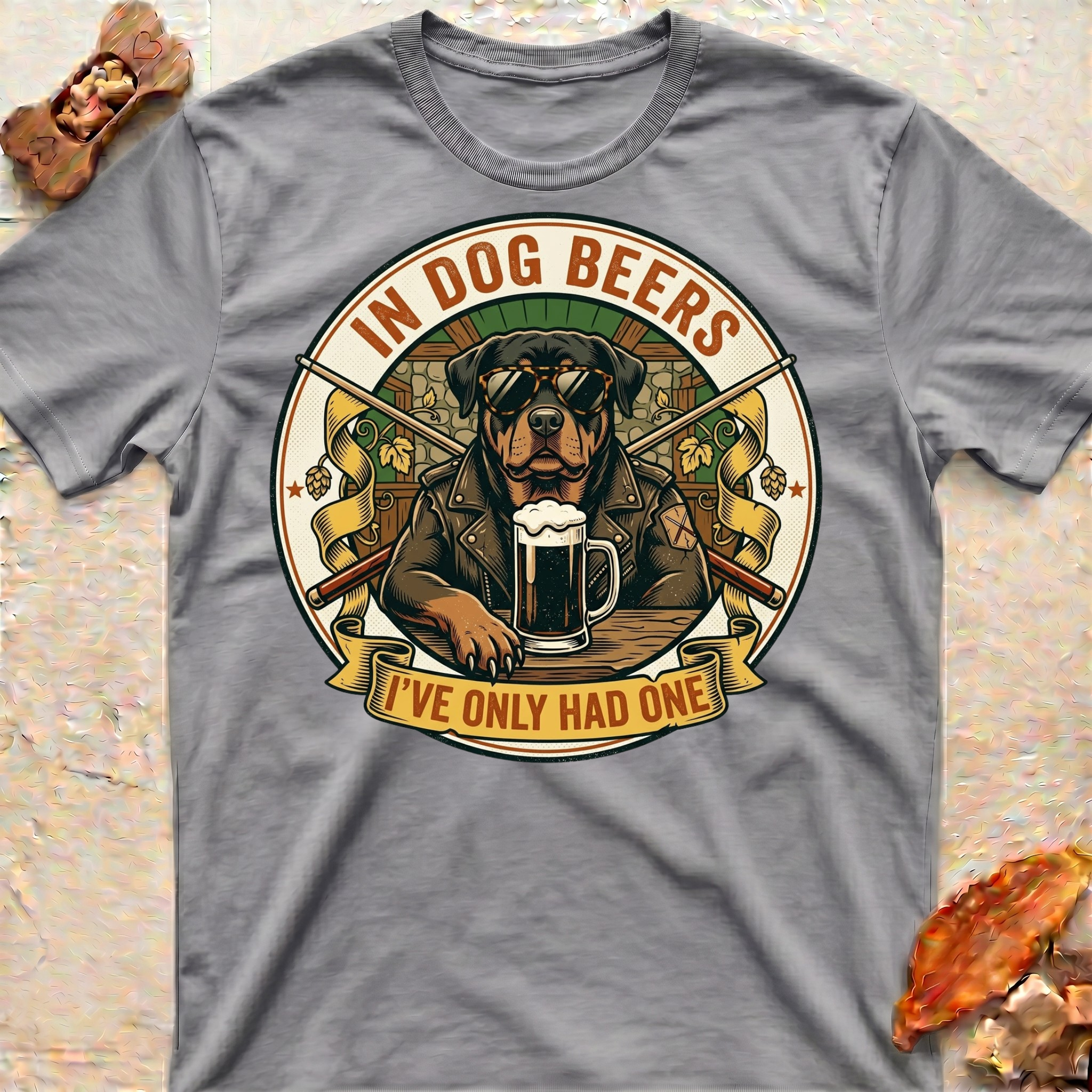 Dog Beers Rottweiler T-Shirt