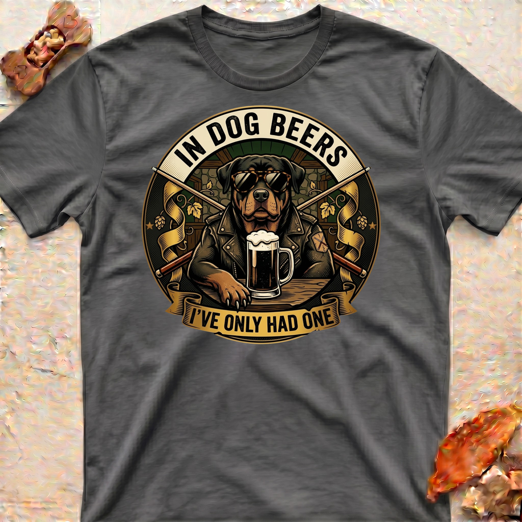 Dog Beers Rottweiler T-Shirt