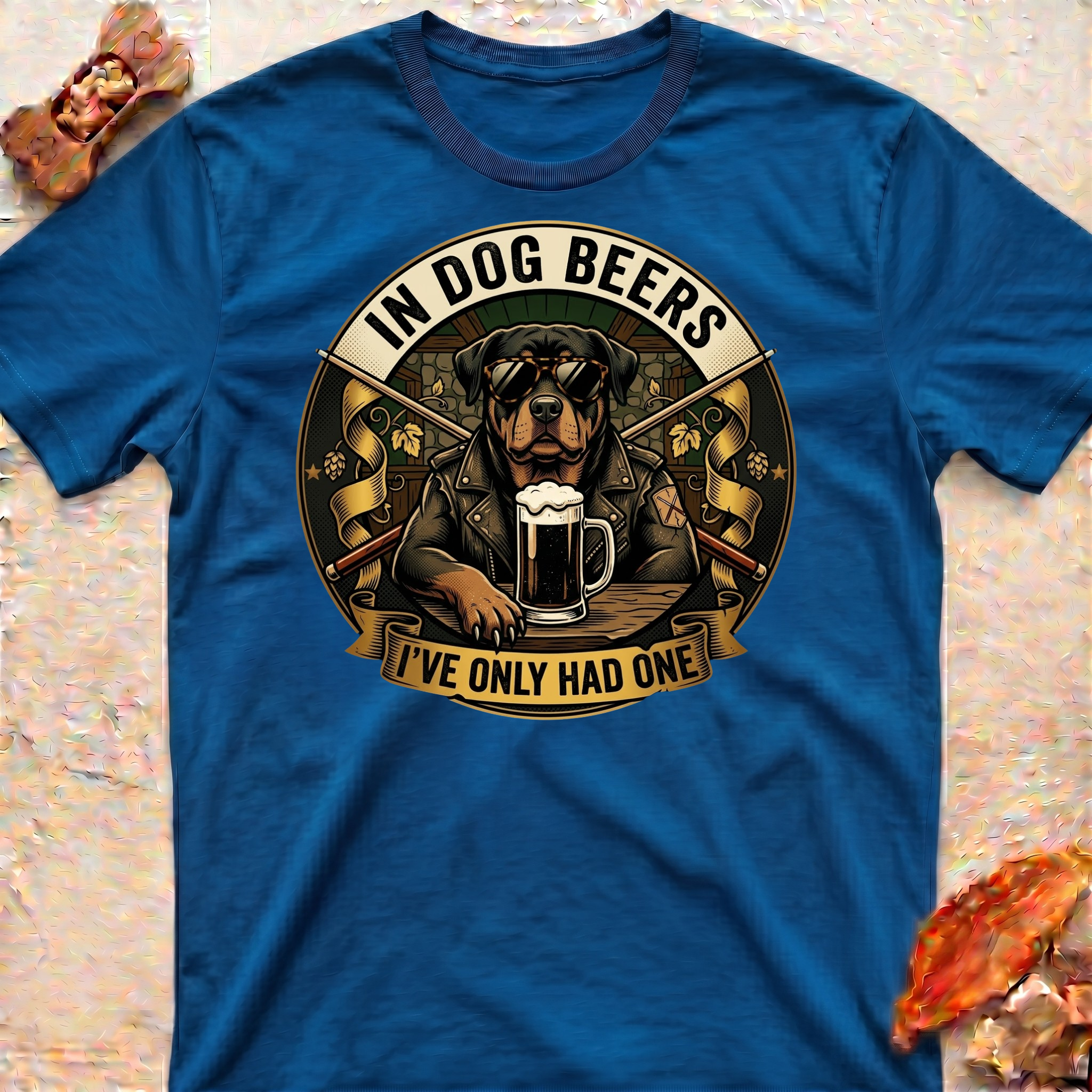 Dog Beers Rottweiler T-Shirt
