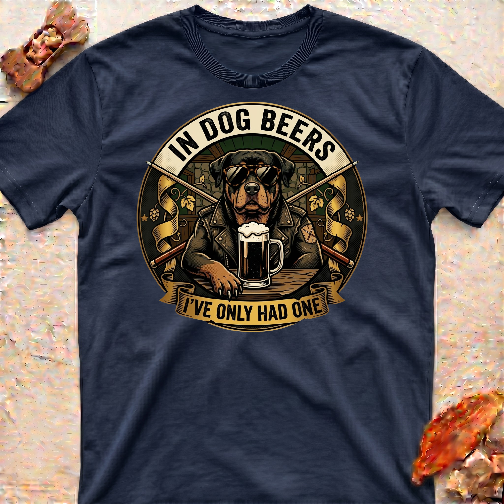 Dog Beers Rottweiler T-Shirt