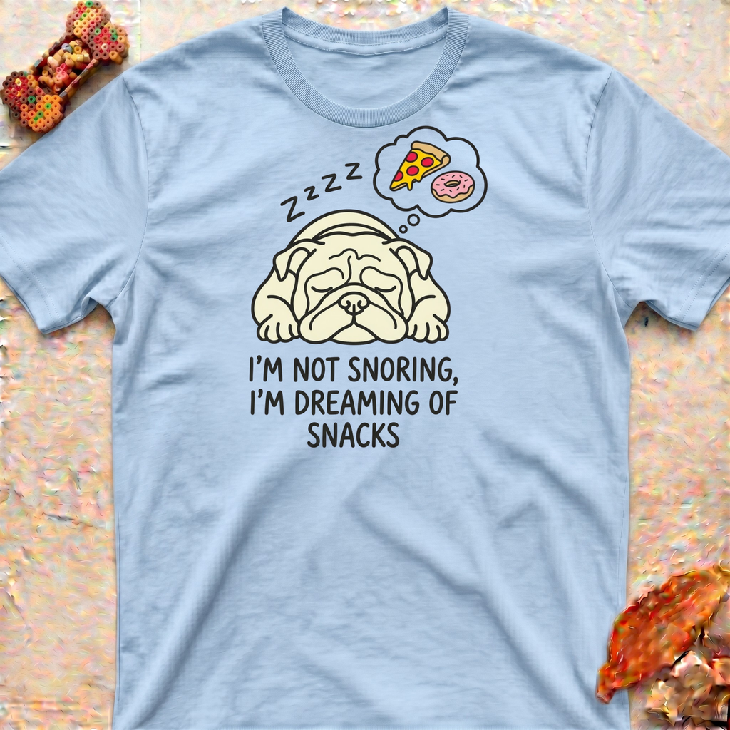 Snoring Bulldog T-Shirt