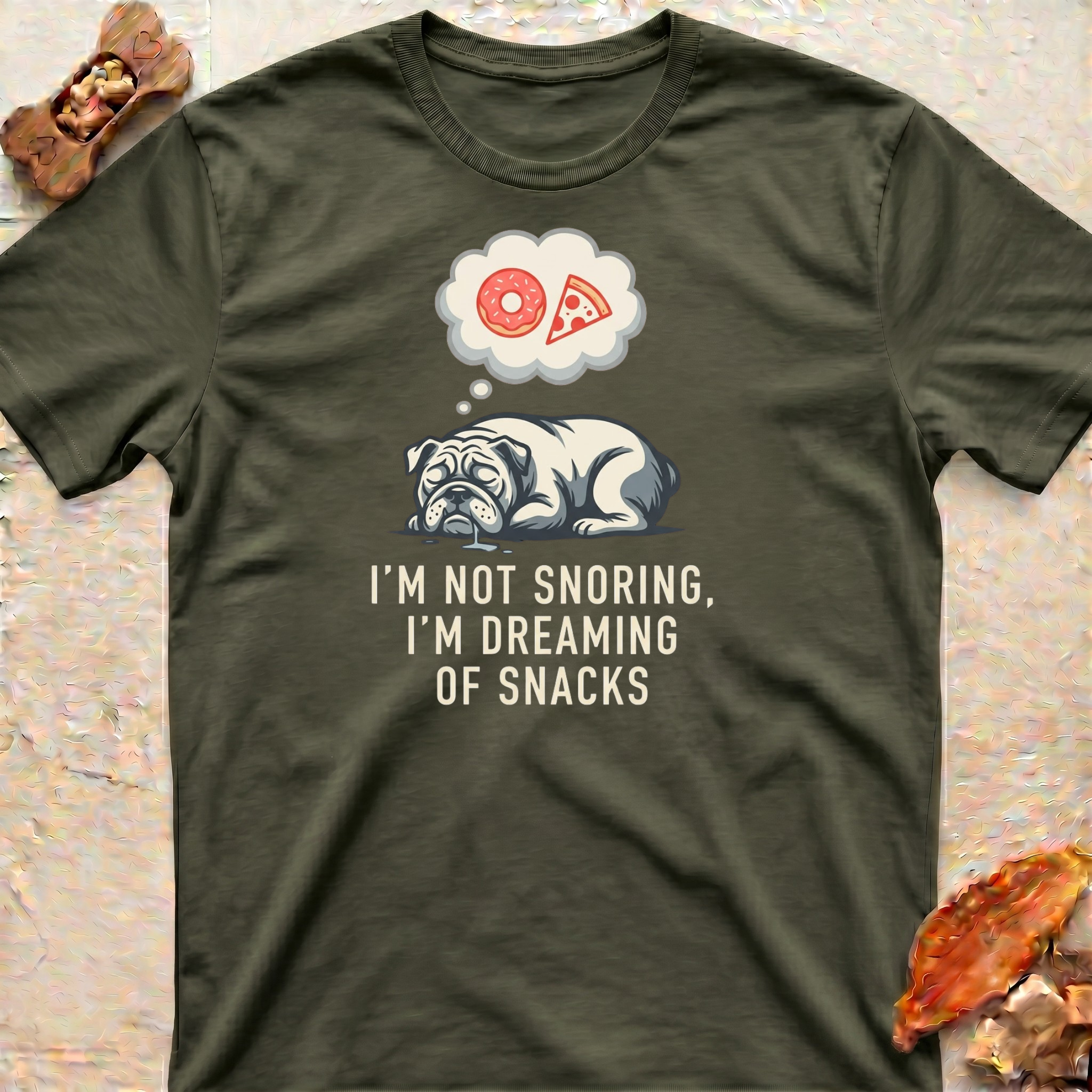 Dreaming Bulldog T-Shirt