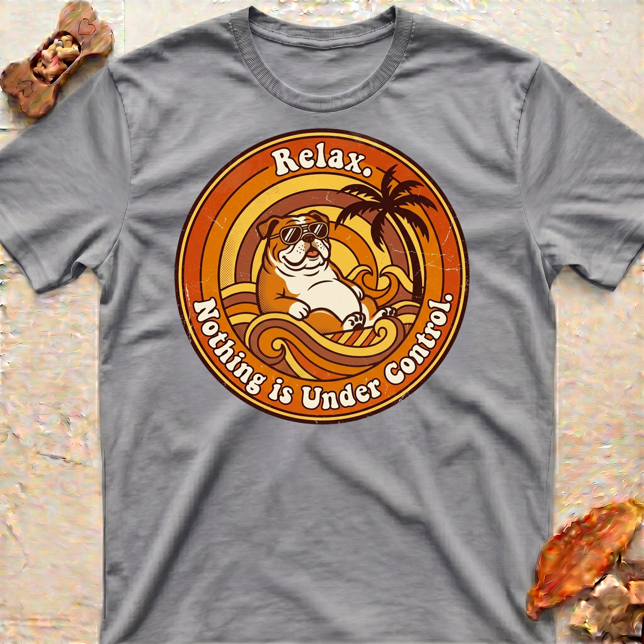 Relaxing Bulldog T-Shirt