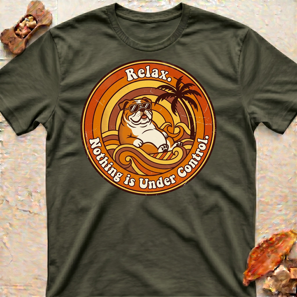 Relaxing Bulldog T-Shirt