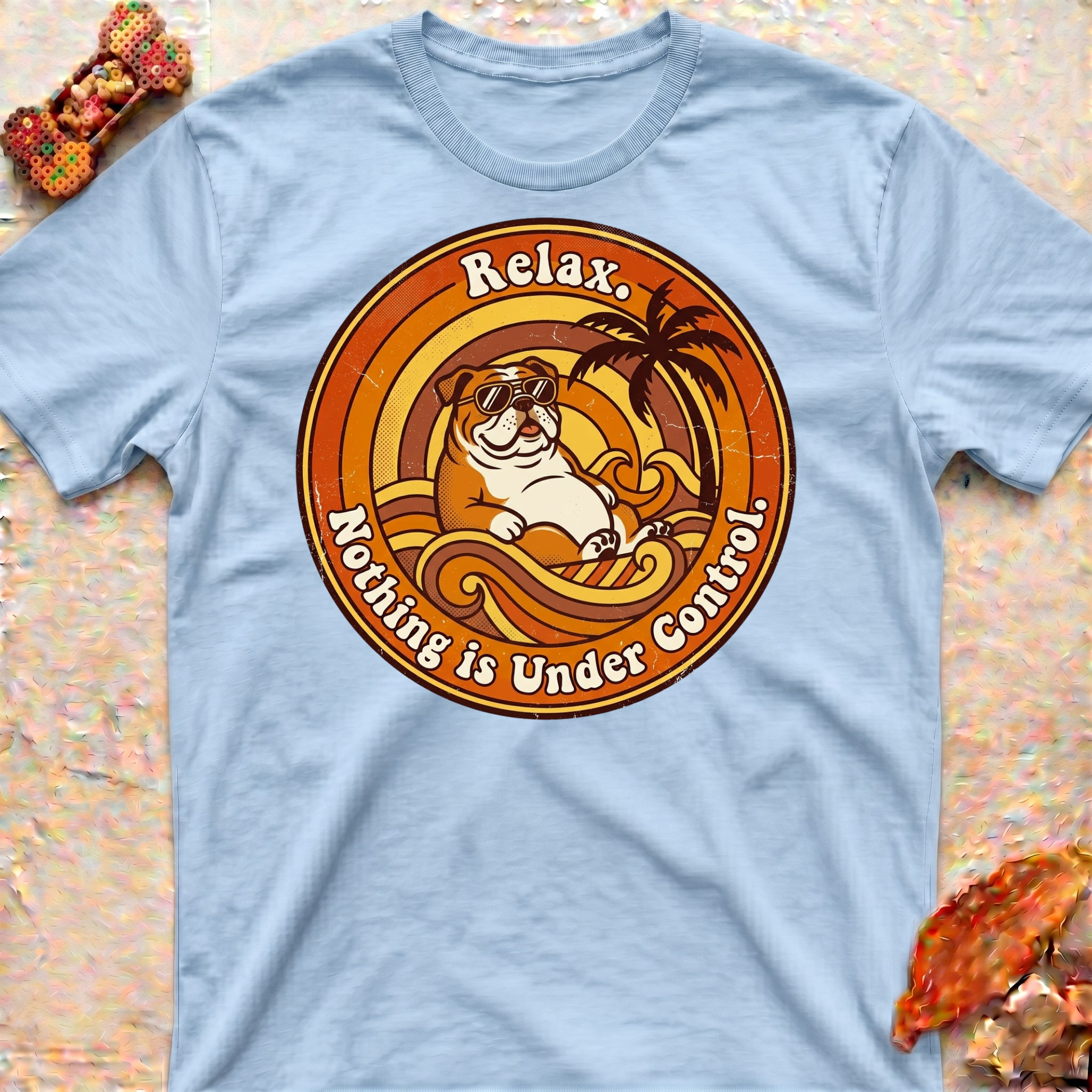 Relaxing Bulldog T-Shirt