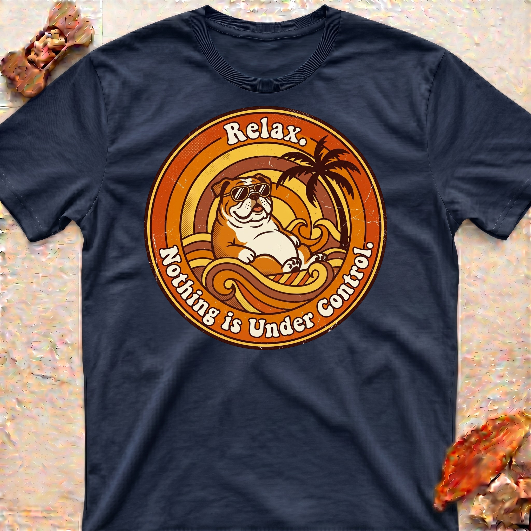 Relaxing Bulldog T-Shirt