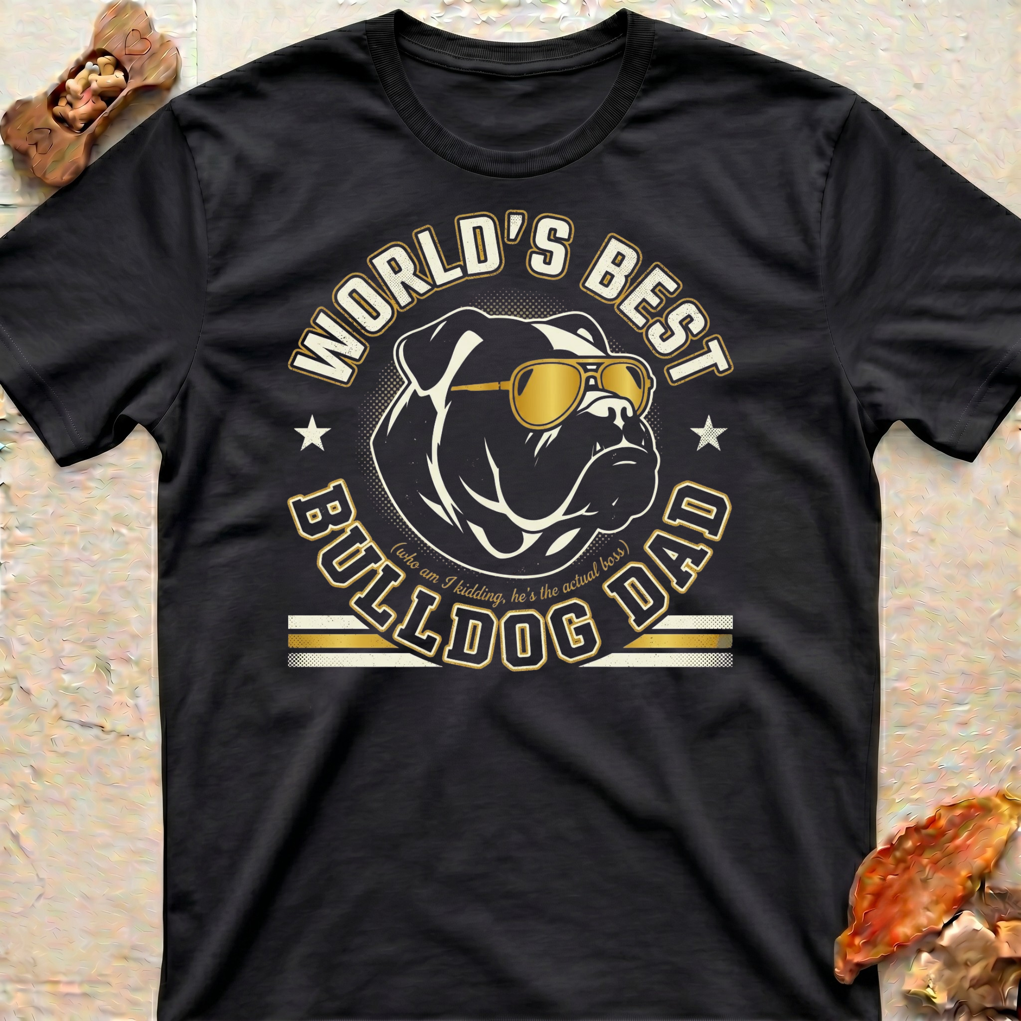 Best Bulldog Dad T-Shirt