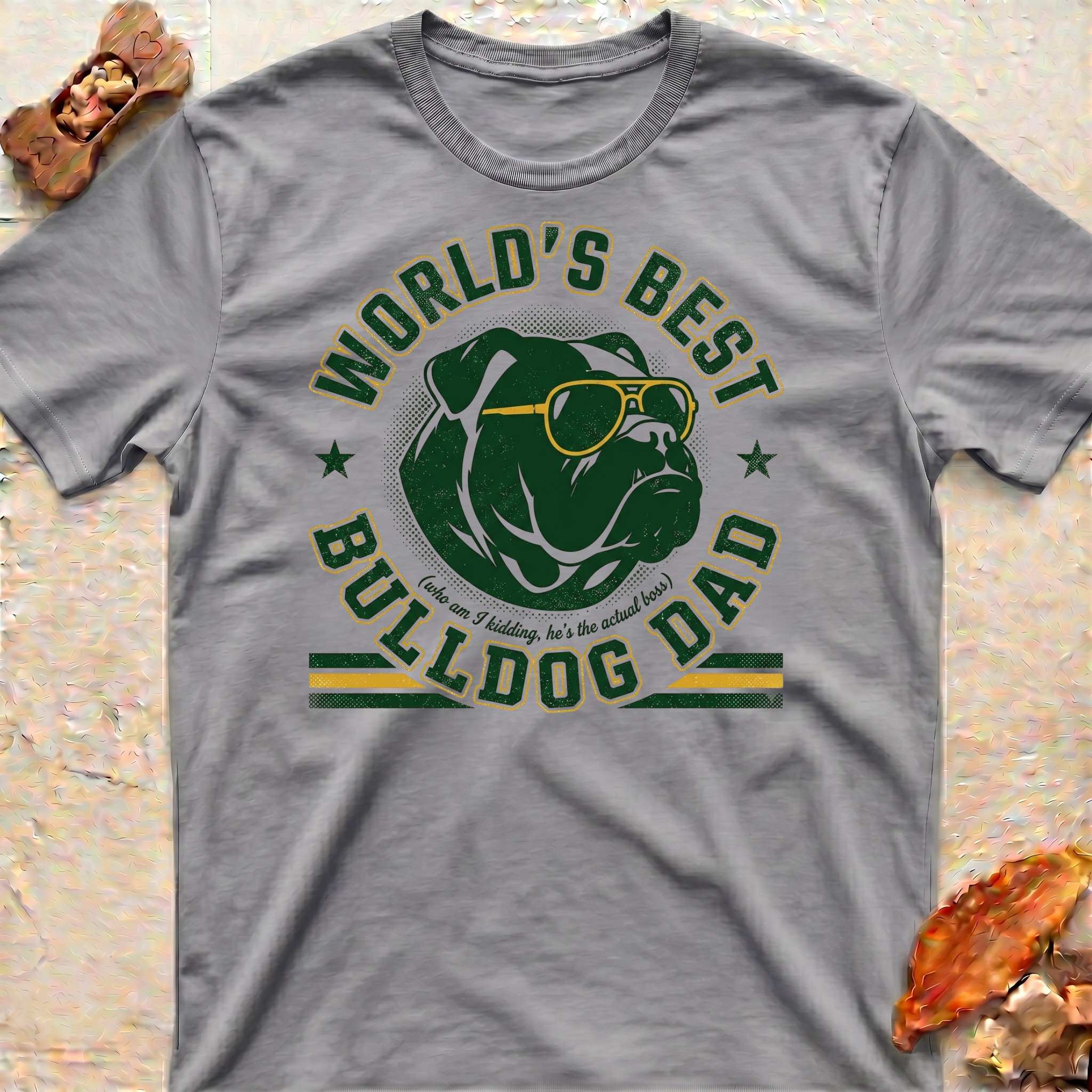 Best Bulldog Dad T-Shirt