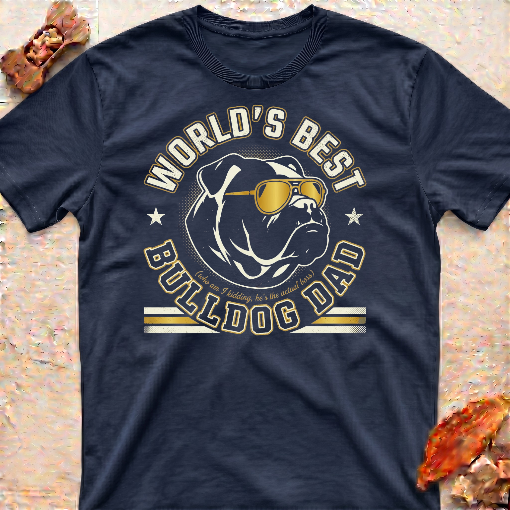 Best Bulldog Dad T-Shirt