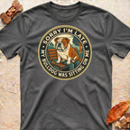 Sitting Bulldog Dad T-Shirt