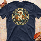 Sitting Bulldog Dad T-Shirt