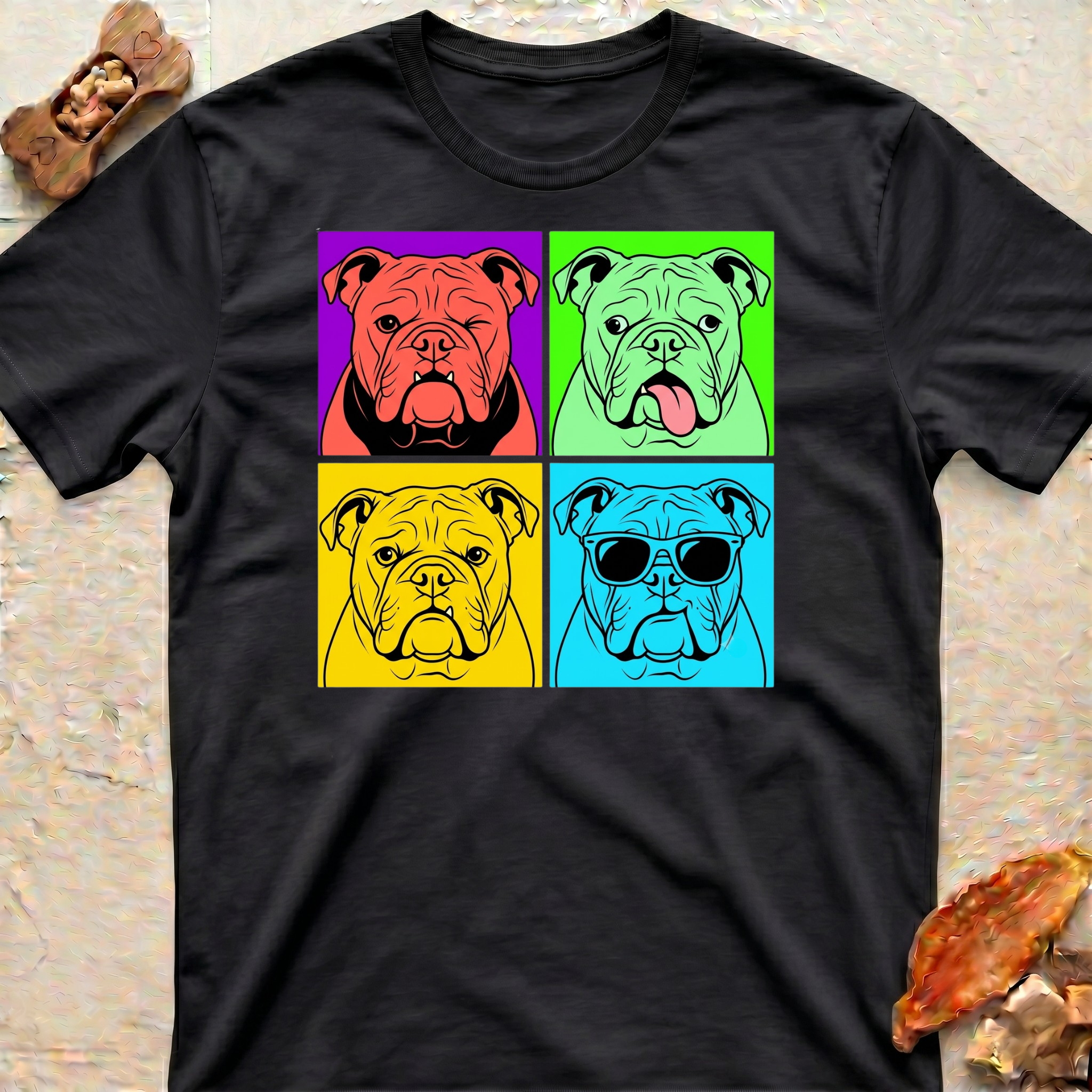 Funny Bulldog Dad T-Shirt
