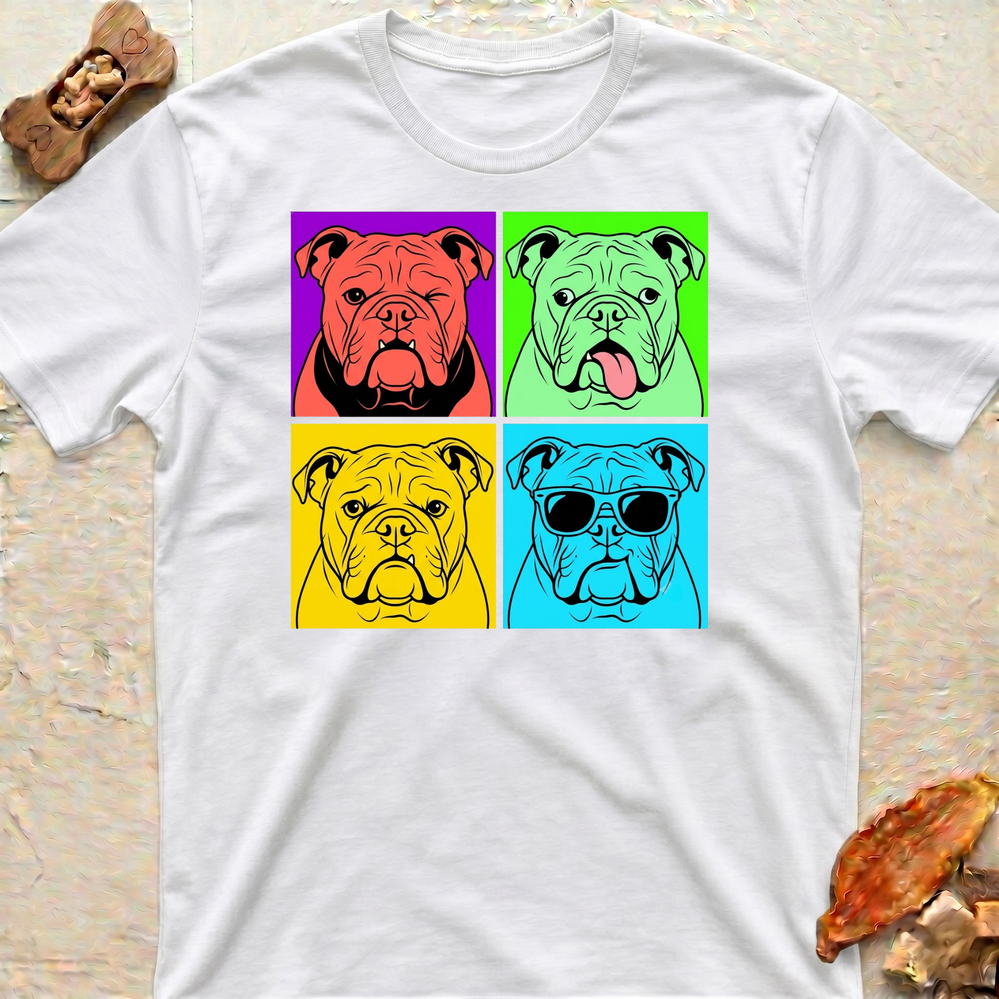 Funny Bulldog Dad T-Shirt