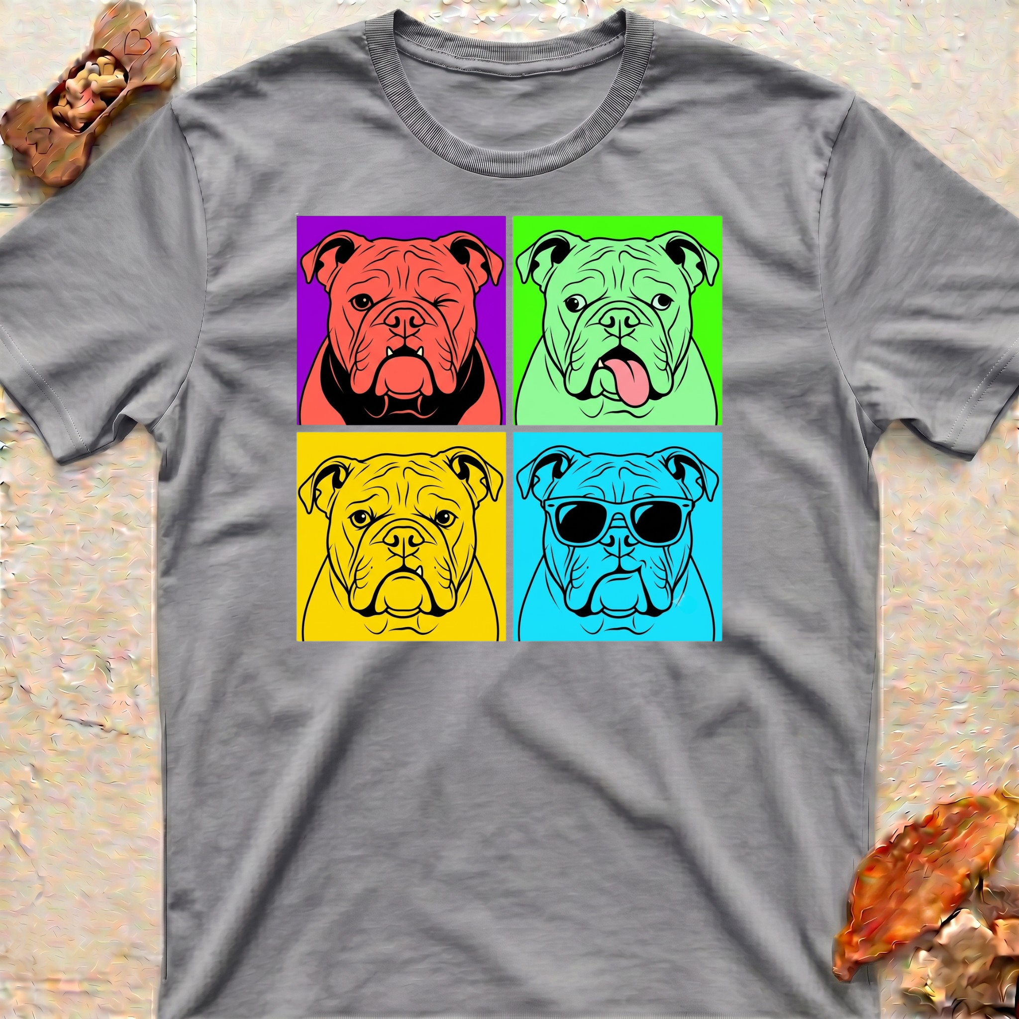 Funny Bulldog Dad T-Shirt