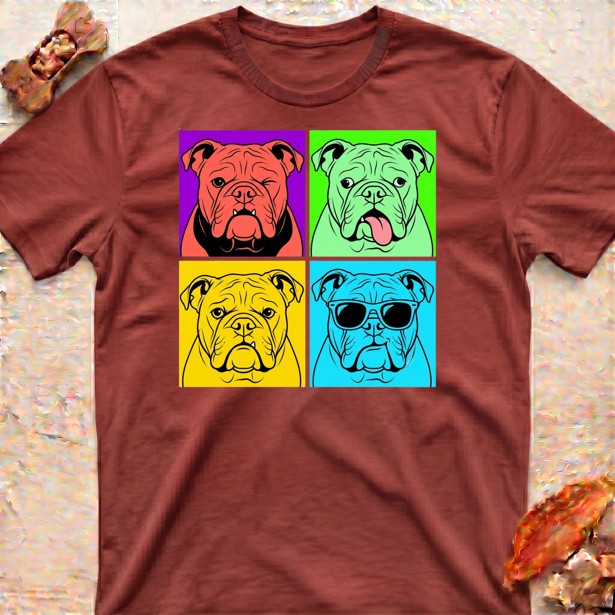 Funny Bulldog Dad T-Shirt
