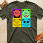 Funny Bulldog Dad T-Shirt