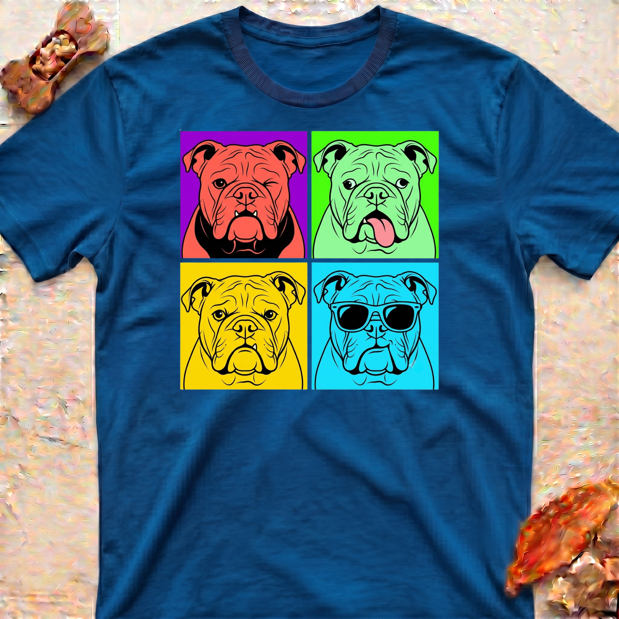 Funny Bulldog Dad T-Shirt