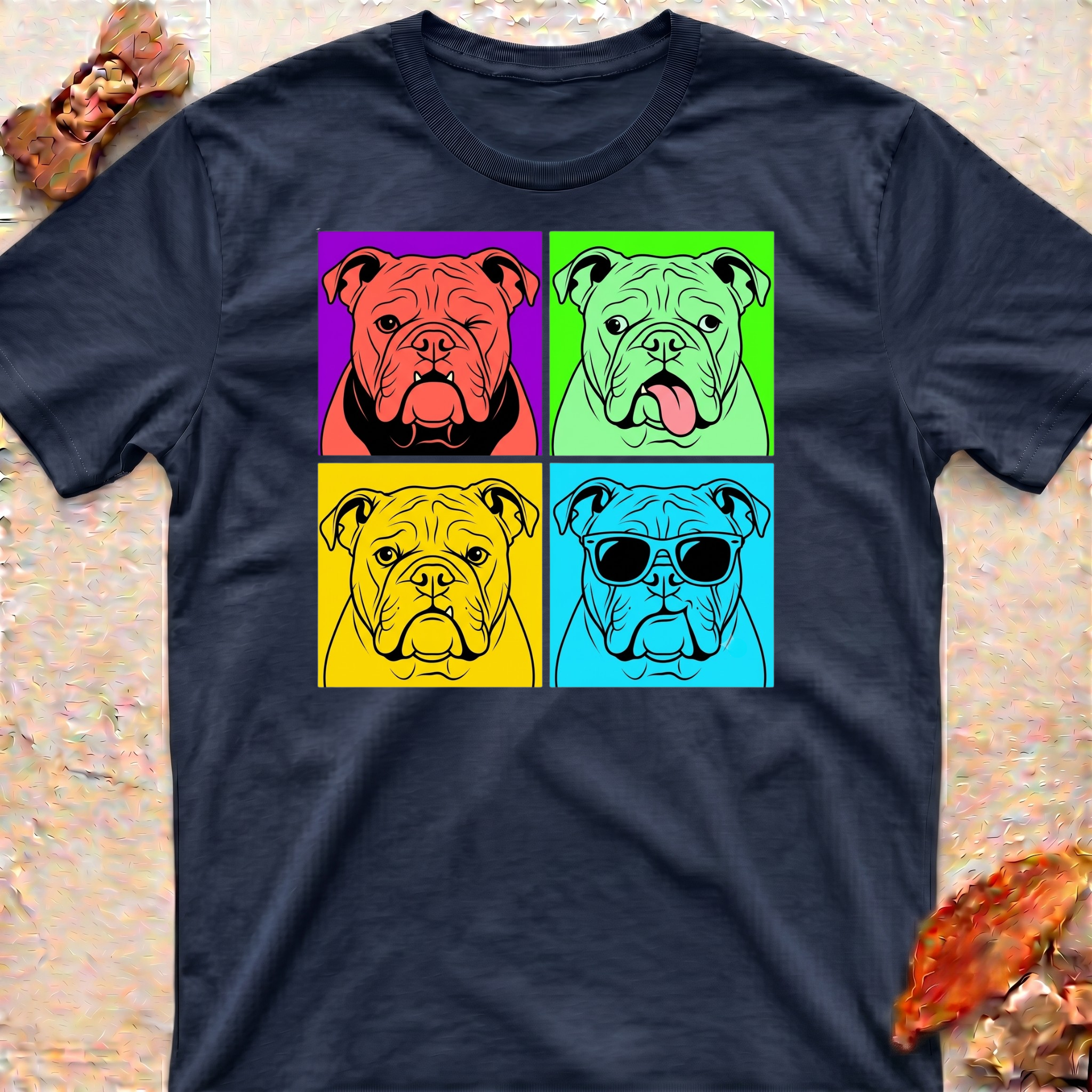 Funny Bulldog Dad T-Shirt