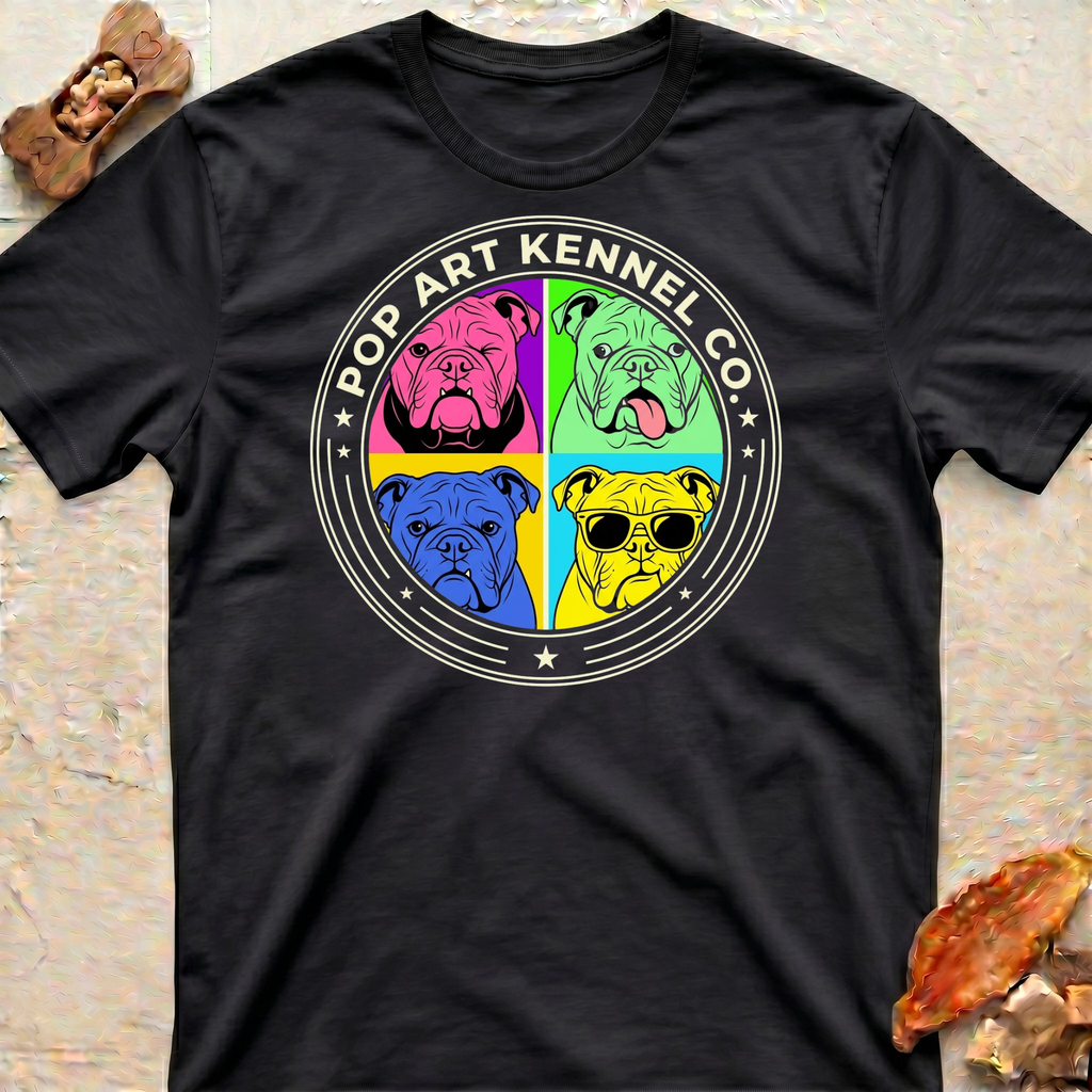 Pop Art Bulldog T-Shirt