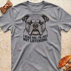 Listening Bulldog T-Shirt