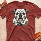 Listening Bulldog T-Shirt