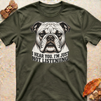 Listening Bulldog T-Shirt