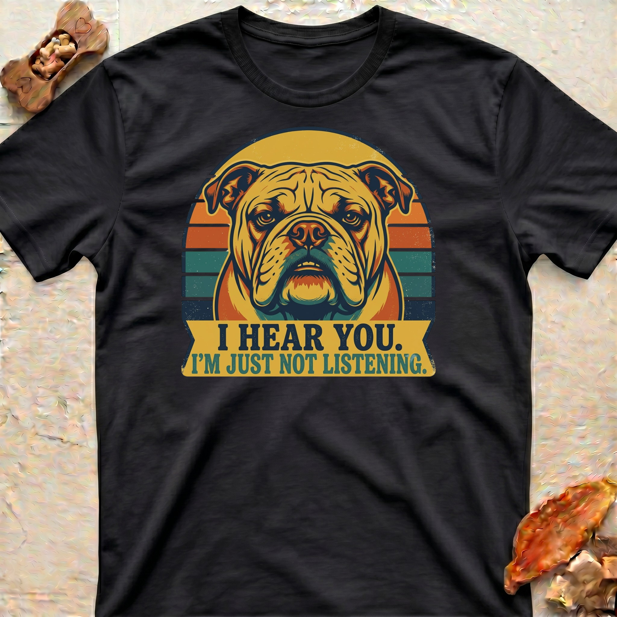 Bulldog Not Listening T-Shirt