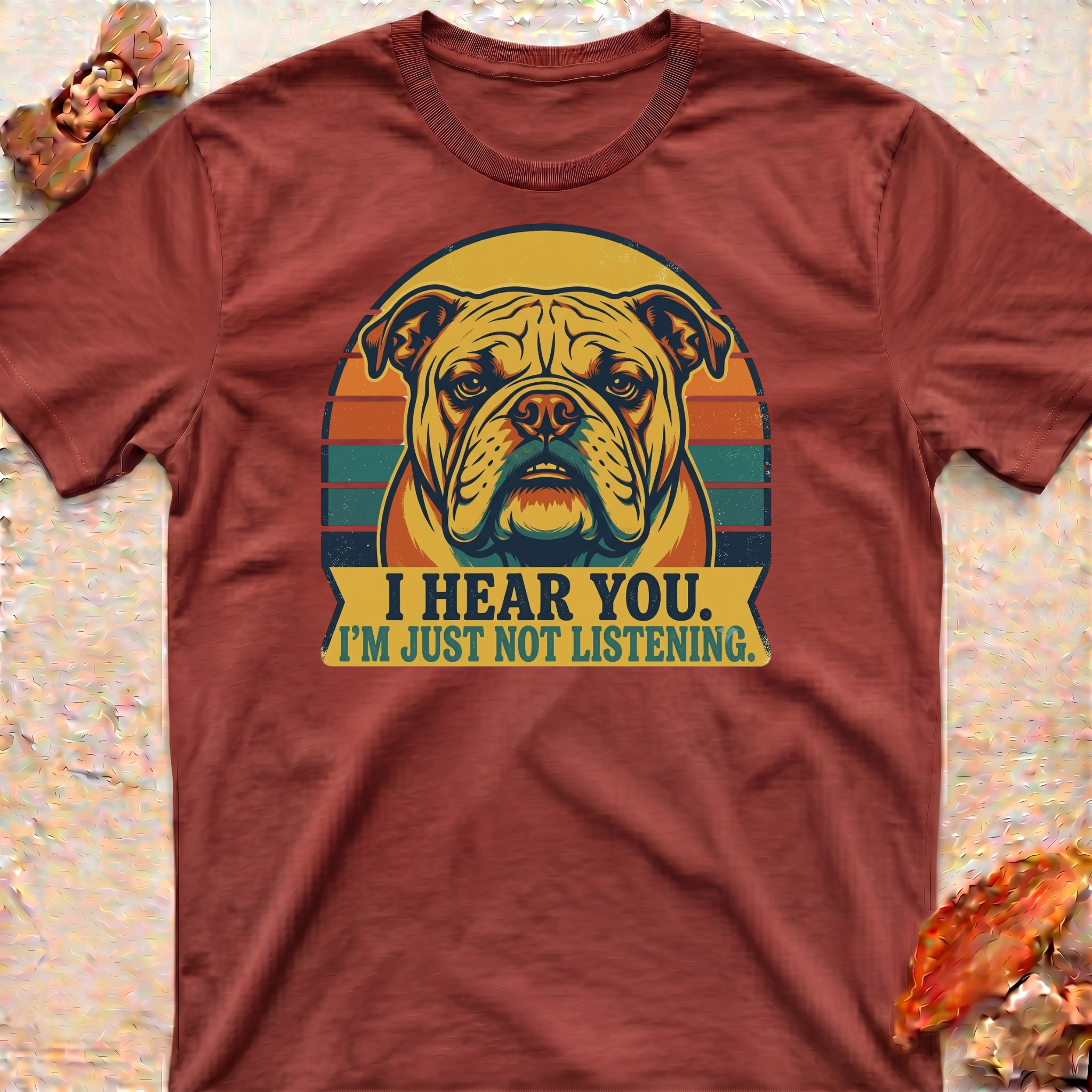 Bulldog Not Listening T-Shirt
