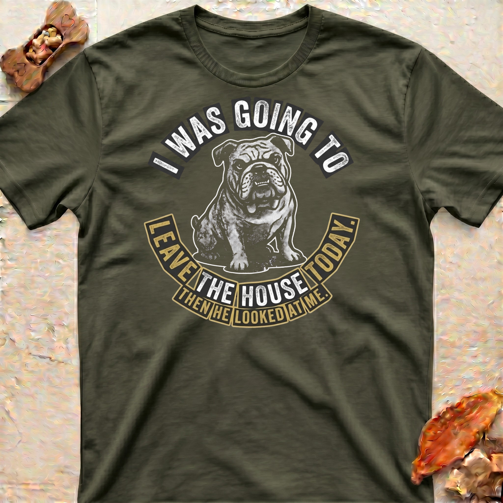 Stay at Home Bulldog T-Shirt