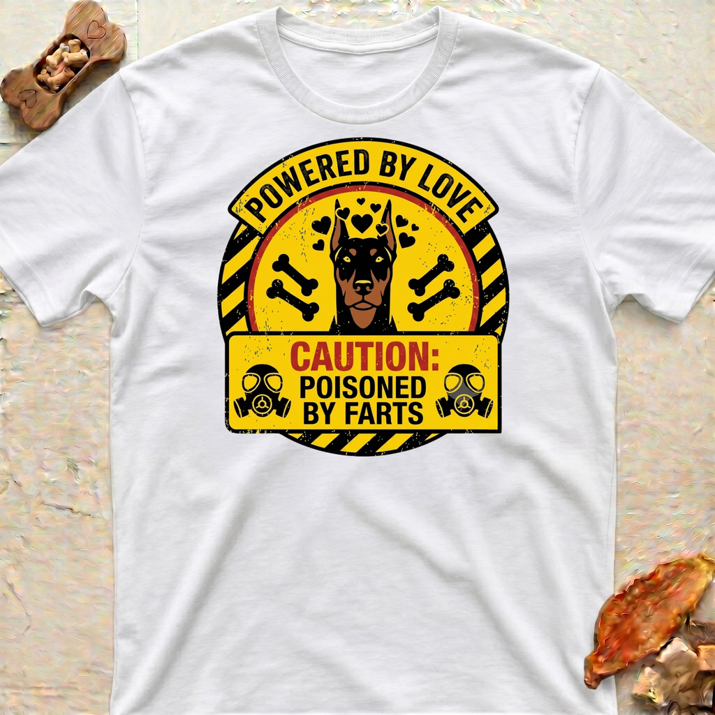 Doberman Fart Warning T-Shirt