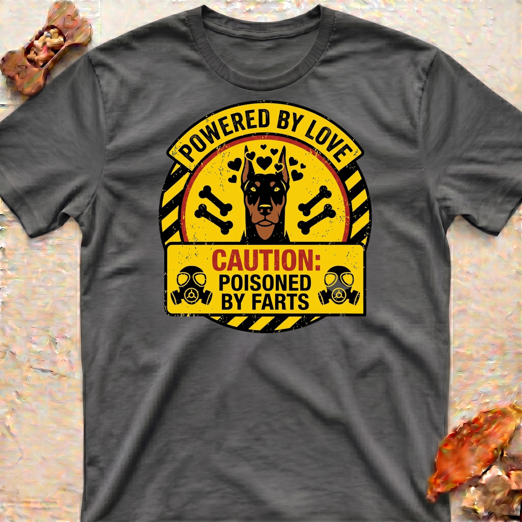 Doberman Fart Warning T-Shirt