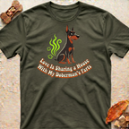 Love and Fart Doberman T-Shirt