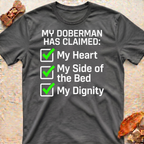 Doberman Claimed my Heart T-Shirt