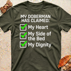 Doberman Claimed my Heart T-Shirt