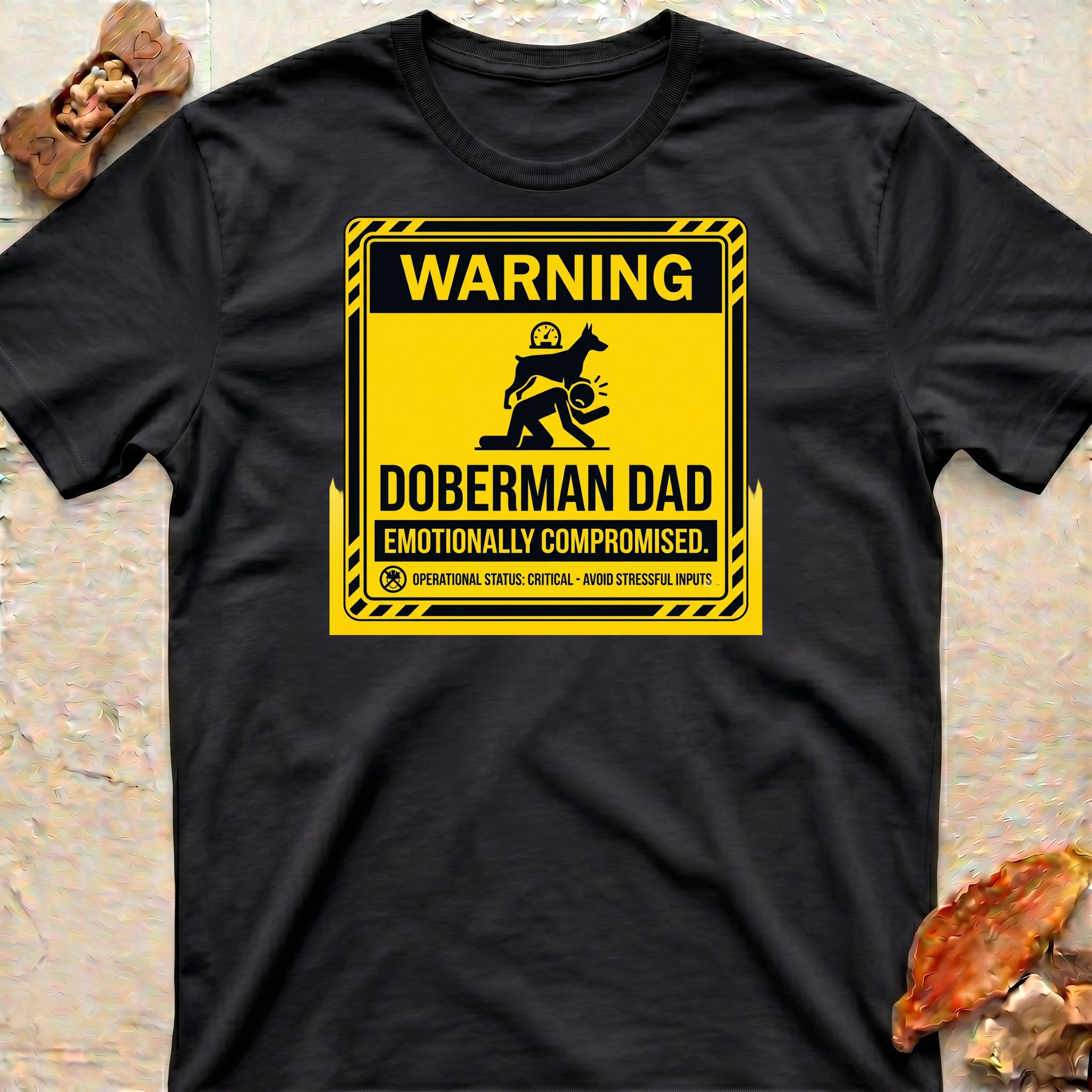Emotional Doberman Dad T-Shirt