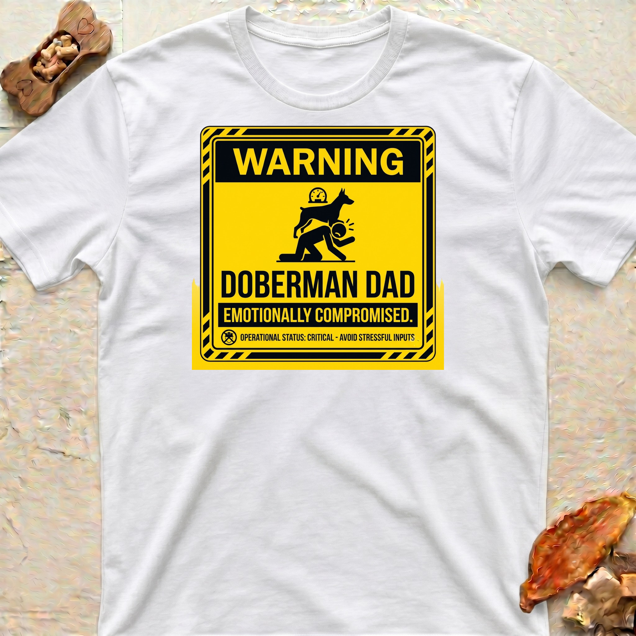 Emotional Doberman Dad T-Shirt