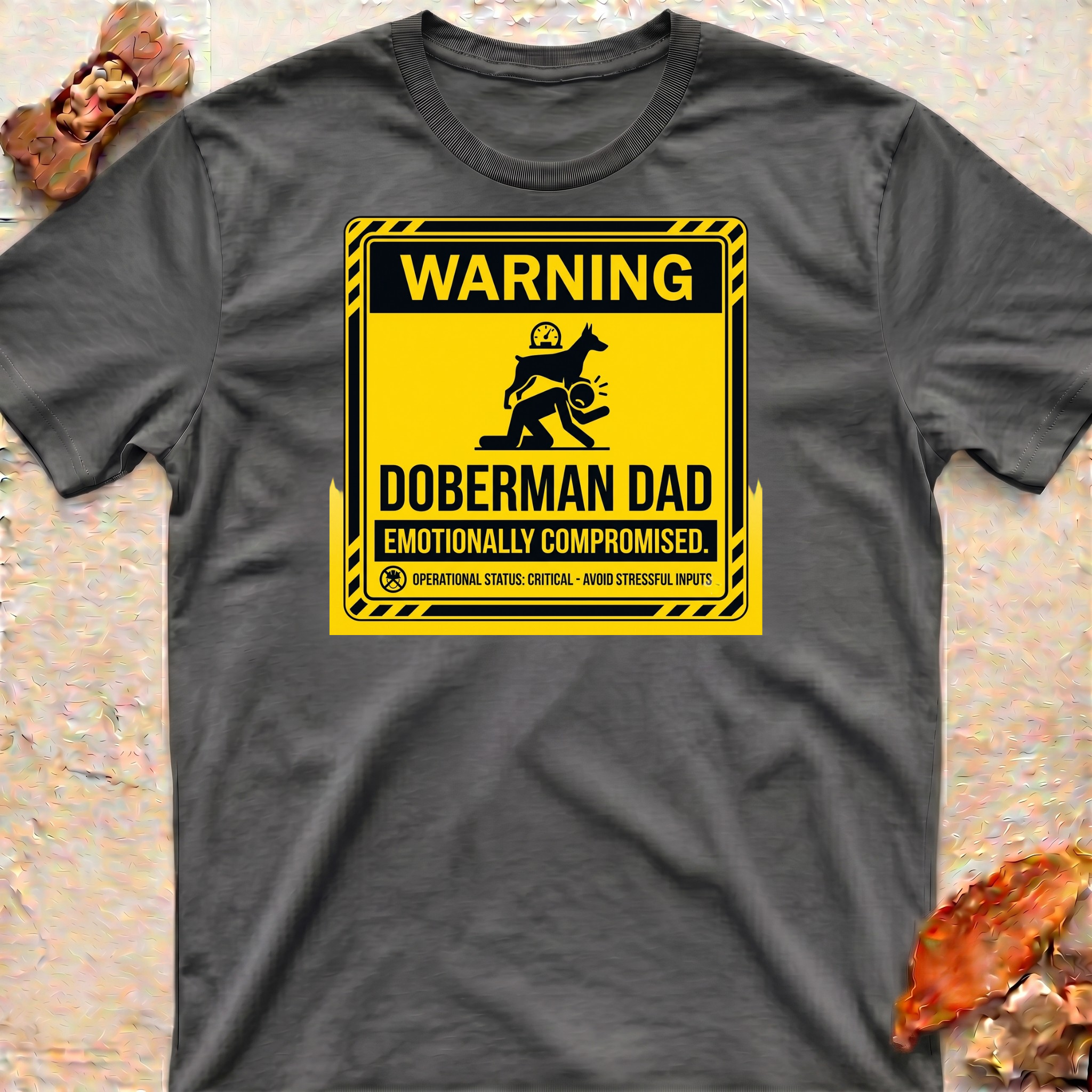Emotional Doberman Dad T-Shirt