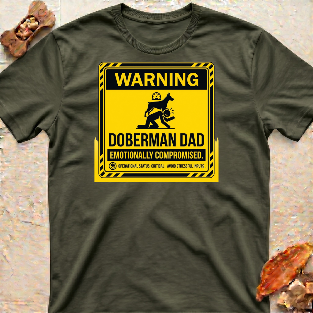Emotional Doberman Dad T-Shirt