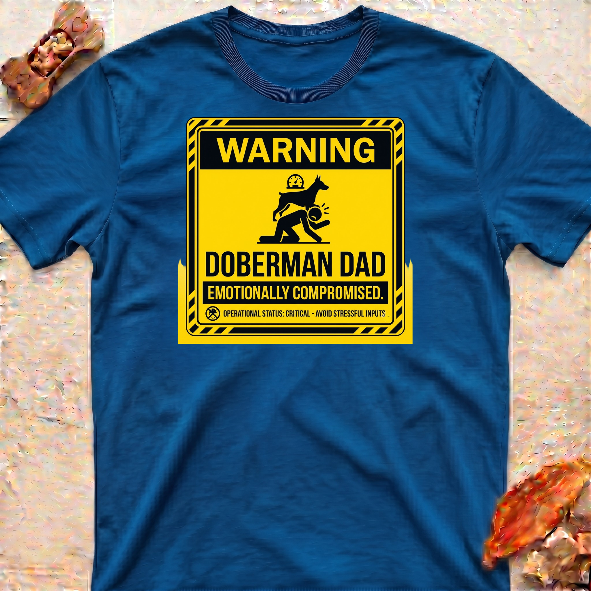 Emotional Doberman Dad T-Shirt
