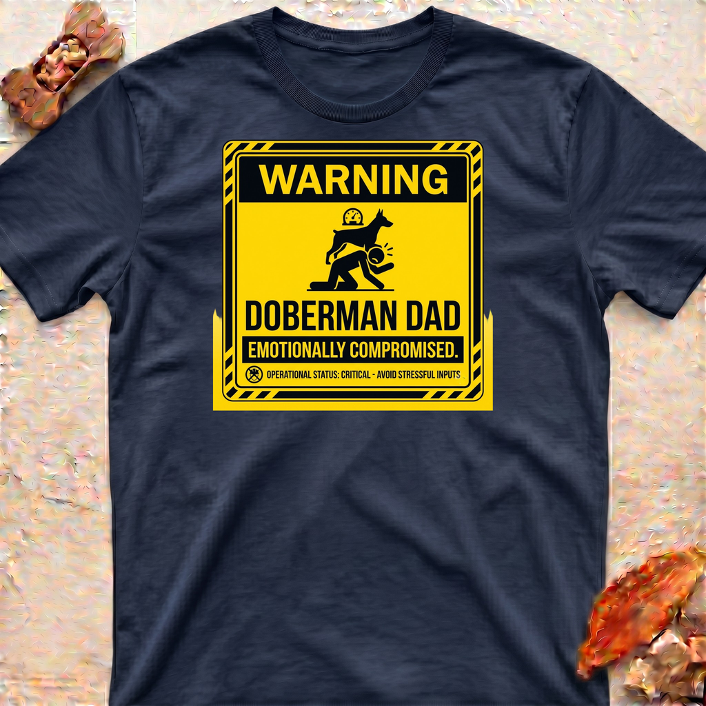 Emotional Doberman Dad T-Shirt
