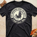 Grim Reaper Doberman T-Shirt
