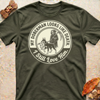 Grim Reaper Doberman T-Shirt