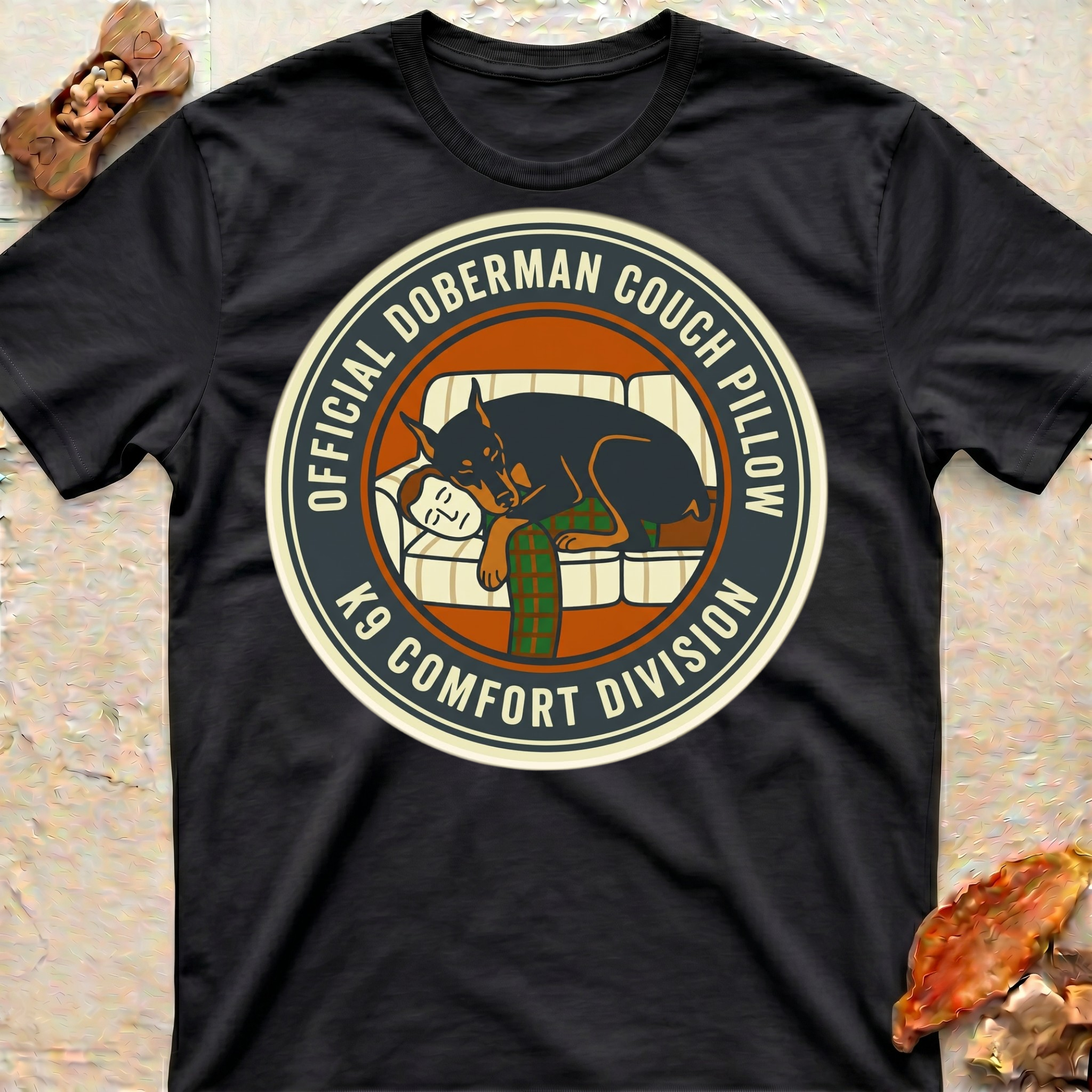 Couch Doberman T-Shirt