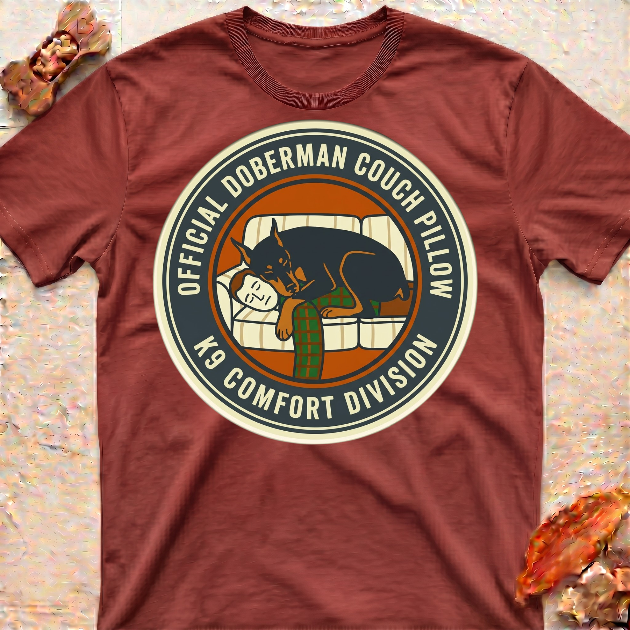 Couch Doberman T-Shirt