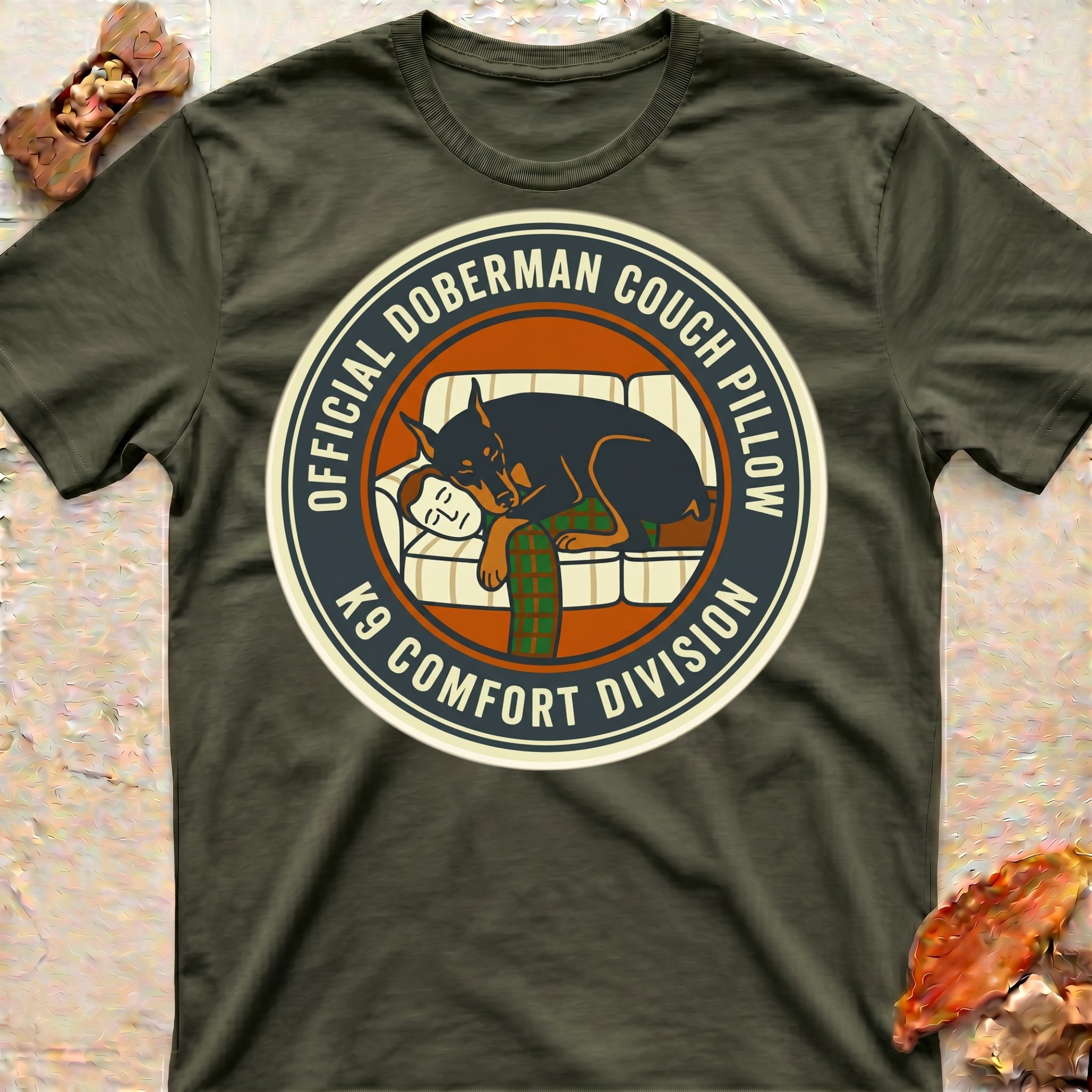 Couch Doberman T-Shirt