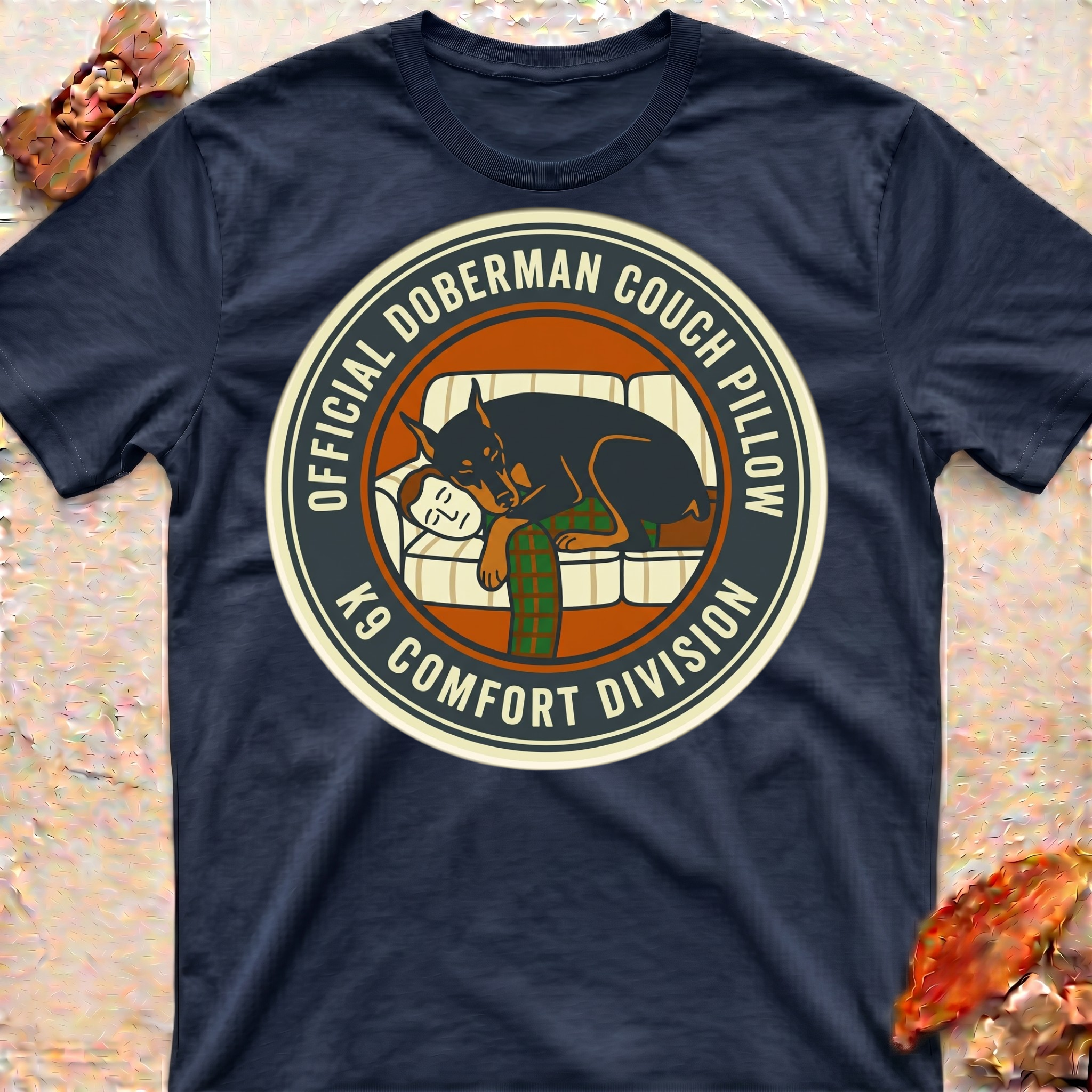 Couch Doberman T-Shirt